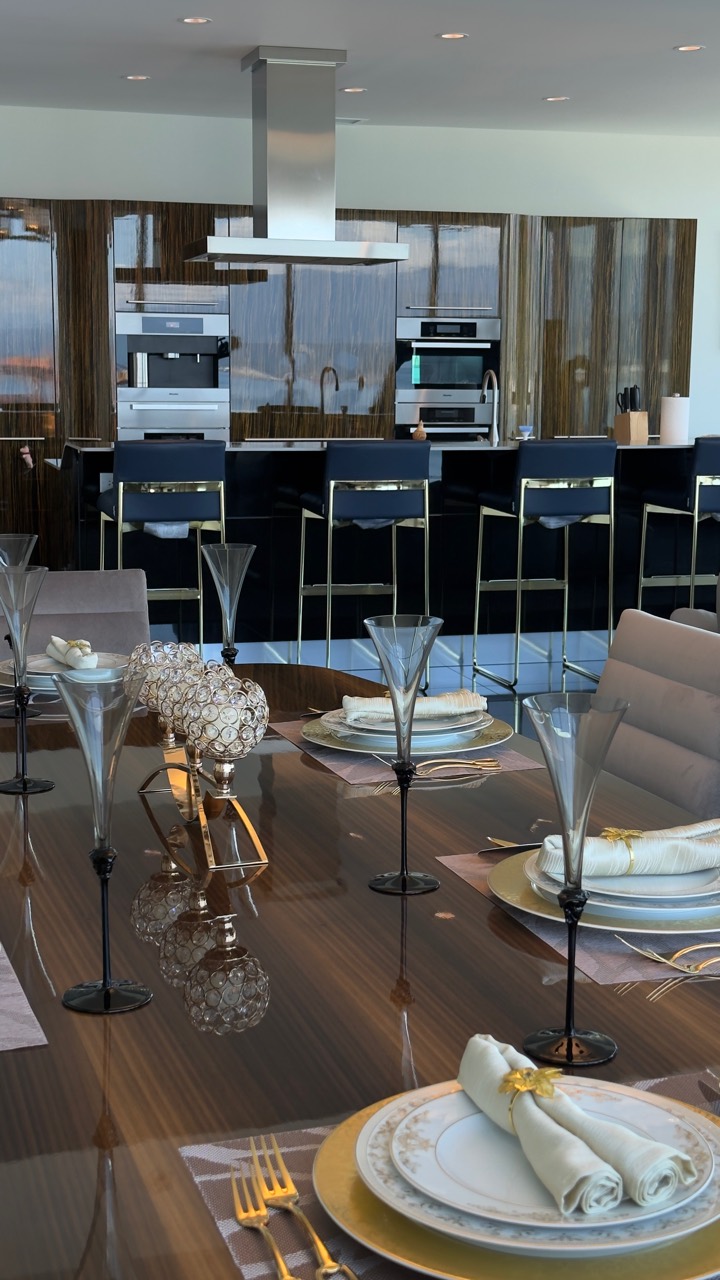 Dining table protected with Surface ProGuard Polished Finish in Vancouver